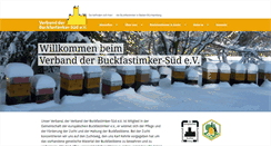 Desktop Screenshot of buckfastimker.de